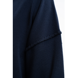 Sudadera con capucha Plume Harcour mujer Marino Azul marino