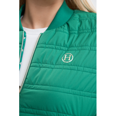Chaqueta bomber Boecia Harcour Verde esmeralda