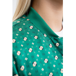 Chaqueta bomber Boecia Harcour Verde esmeralda