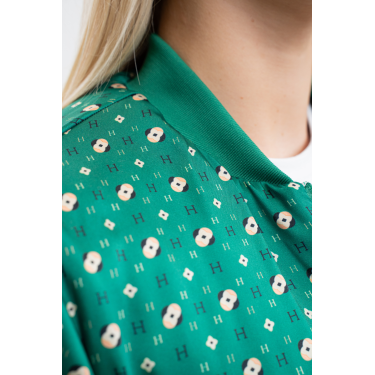 Chaqueta bomber Boecia Harcour Verde esmeralda