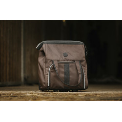 Bolsa de cuidado con ruedas EQUITHEME Castaño Marrón