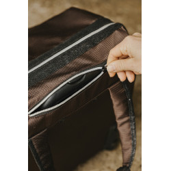 Bolsa de cuidado con ruedas EQUITHEME Castaño Marrón