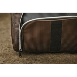 Bolsa de cuidado con ruedas EQUITHEME Castaño Marrón