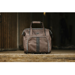 Bolsa de cuidado con ruedas EQUITHEME Castaño Marrón