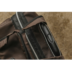 Bolsa de cuidado con ruedas EQUITHEME Castaño Marrón