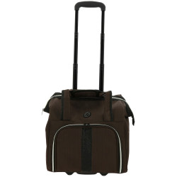 Bolsa de cuidado con ruedas EQUITHEME Castaño Marrón