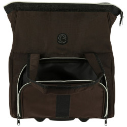 Bolsa de cuidado con ruedas EQUITHEME Castaño Marrón