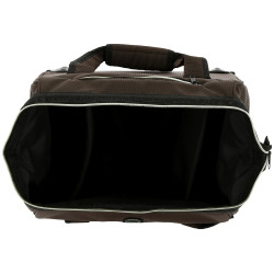 Bolsa de cuidado con ruedas EQUITHEME Castaño Marrón