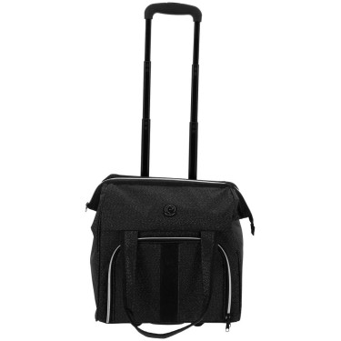 Bolsa de cuidado con ruedas EQUITHEME Negro