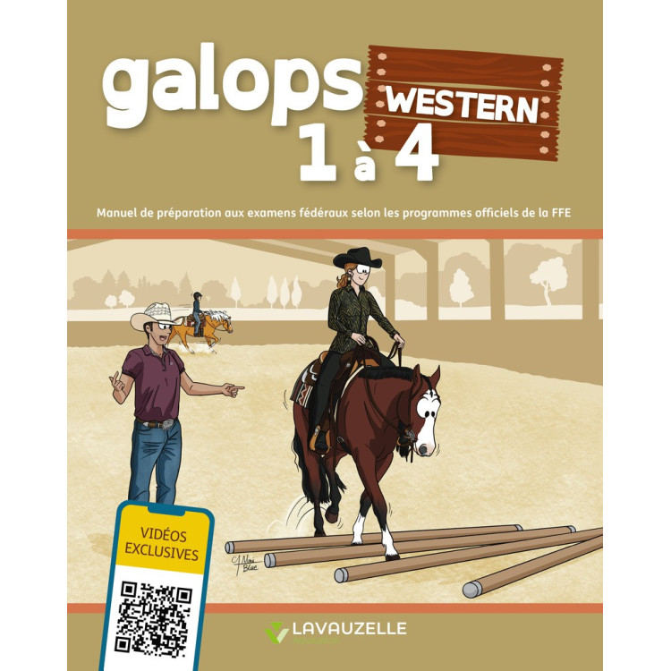 Galop WESTERN 1 a 4 con Videos Lavauzelle