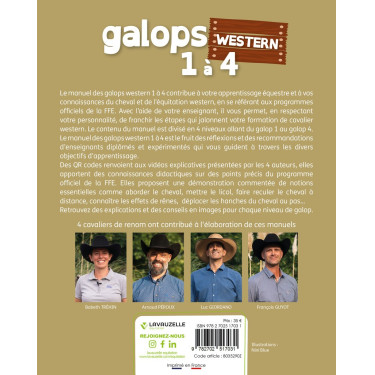 Galop WESTERN 1 a 4 con Videos Lavauzelle Galop WESTERN 1 a 4 con Videos Lavauzelle