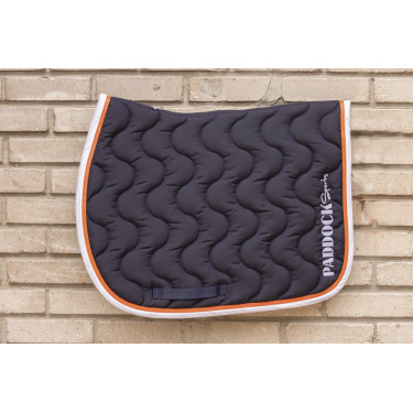 Mantilla PADDOCK - Wavy marine/blanc Azul