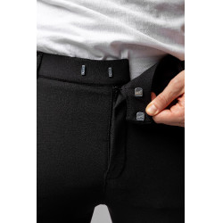 Pantalón con badanas de silícona Horze Gran Premio Hombre Negro