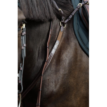 Brustblatt mit geflochtenem Steg D Kollektion Dy'on Marrón