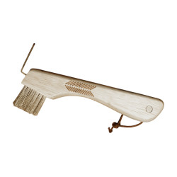 Limpia cascos con cerdas metálicas y imán Grooming Deluxe Marrón Marr&amp;oacute;n