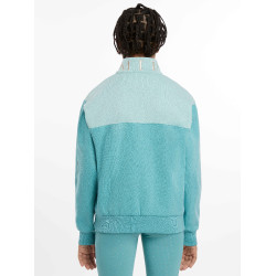 Jersey LeMieux con cremallera corta Kate Young Rider Laguna Azul