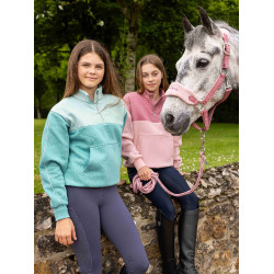 Jersey LeMieux con cremallera corta Kate Young Rider Laguna Azul