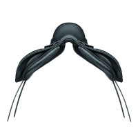 Silla mixta Bates Wide de cuero Heritage Castaño Marrón