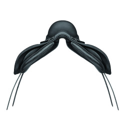 Silla mixta Bates Wide de cuero Heritage Castaño Marrón