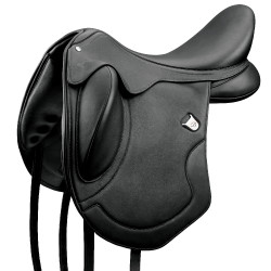 Silla Bates Artiste Hart con faldón corto Negro