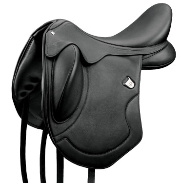 Silla Bates Artiste Hart con faldón corto Negro