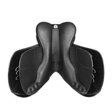 Selle Bates Caprilli Close Contact+ avec quartier avancé cuir Luxe Negro Selle Bates Caprilli Close Contact+ avec quartier avancé cuir Luxe Negro