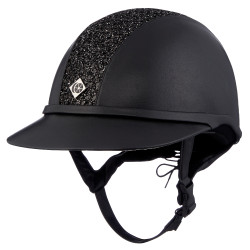 Casco Charles Owen SP8 Plus Leather Look Negro brillante Casco Charles Owen SP8 Plus Leather Look Negro brillante