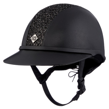 Casco Charles Owen SP8 Plus Leather Look Negro brillante Casco Charles Owen SP8 Plus Leather Look Negro brillante