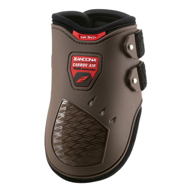 Protectores de menudillo con velcro Zandona Carbon Air Castaño Marr&amp;amp;amp;oacute;n