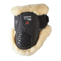 Gamaschen mit Lammfell Zandona Carbon Air Sensitive+ für junge Pferde Edición negra Negro