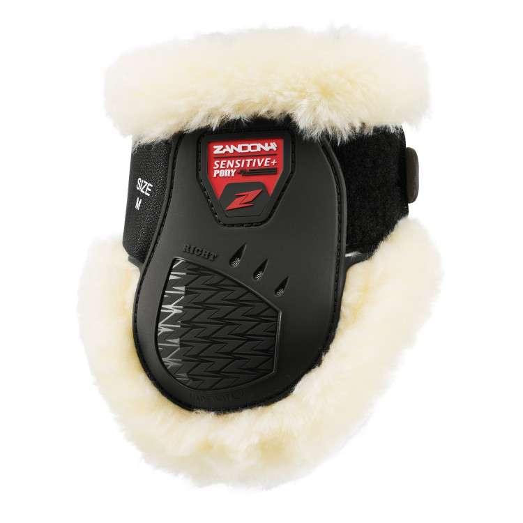 Protector de menudillo de borrego Zandona Carbon Air Sensitive+ para poni