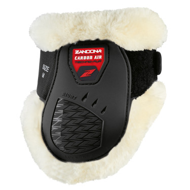 Protector para menudillos de borrego Zandona Carbon Air Techno para caballos jóvenes Protector para menudillos de borrego Zandona Carbon Air Techno para caballos jóvenes
