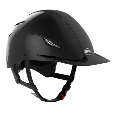 Casco GPA Easy Speed Air Híbrido Negro / brillante