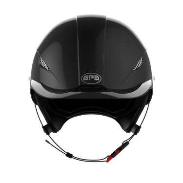 Casco GPA Easy Speed Air Híbrido Negro / brillante