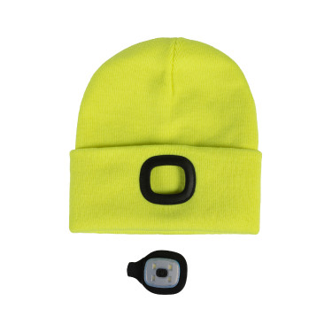 Gorro de punto Honey HKM Amarillo fluorescente Gorro de punto Honey HKM Amarillo fluorescente