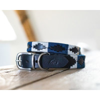 Collar para perro Polo HFI Negro / marino / plateado Motifs