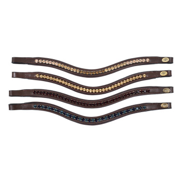Frontal acolchado con ondas y strass HFI Frontal acolchado con ondas y strass HFI