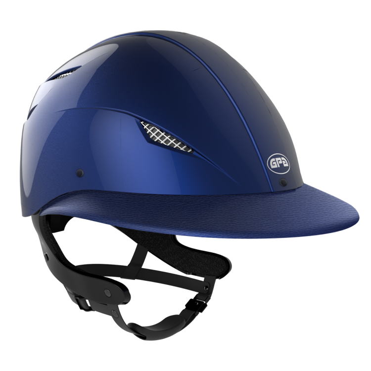 Casco GPA 4S Speed Air TLS visera símil cuero