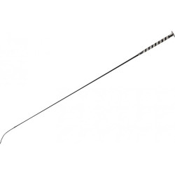 Fusta de doma Whip & Go Diamond con empuñadura de nailon Negro
