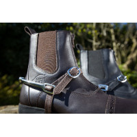 Correas de espuelas de cuero HFI Castaño Marrón