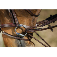 Deutsche Zügel Leder + Seil HFI Master Castaño Marrón Deutsche Zügel Leder + Seil HFI Master Castaño Marrón