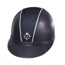 Casco Charles Owen SP8 con ribete de imitación de cuero