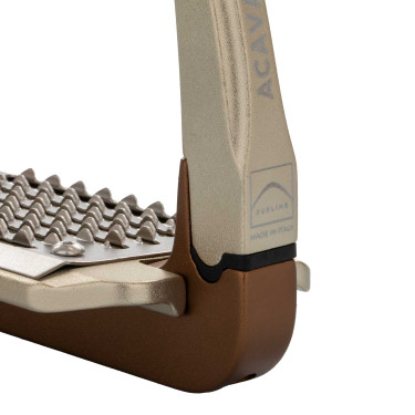 Estribos de seguridad Acavallo Rel-X 180 rama desmontable Marrón dorado Marr&amp;amp;amp;oacute;n