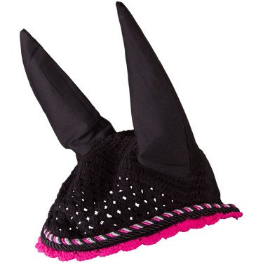 Imperial Riding Italy Deluxe Mosca Sombrero Rosa negro / neón