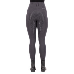 Leggings de equitación HV Polo Luci FullGrip Antracita Gris