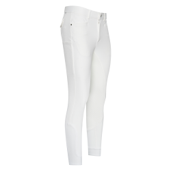 Pantalón de montar hombre Euro-Star Camillo FullGrip Blanco
