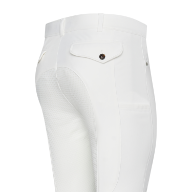 Pantalón de montar hombre Euro-Star Camillo FullGrip Blanco