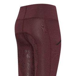 Leggings de equitación para niños Euro-Star Dietse FullGrip Ciruela