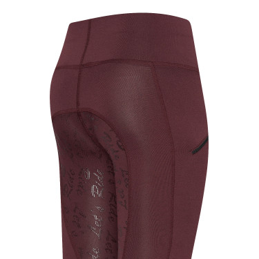Leggings de equitación para niños Euro-Star Dietse FullGrip Ciruela