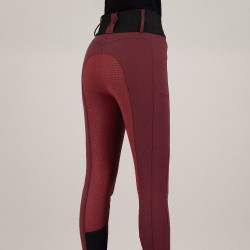 Leggings de equitación Euro-Star Athletic leanline FullGrip Granada Rojo Leggings de equitación Euro-Star Athletic leanline FullGrip Granada Rojo